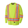 Pioneer Birdseye Hi-Viz Yellow Safety Long-Sleeve