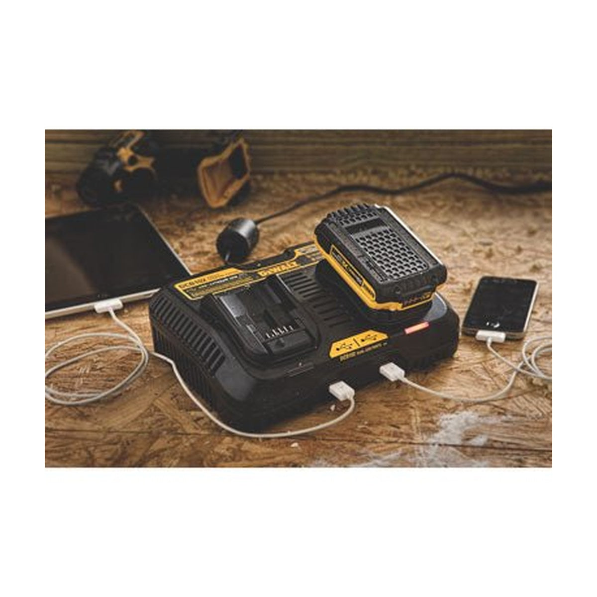 DEWALT DCB102 12V Jobsite Charging Station