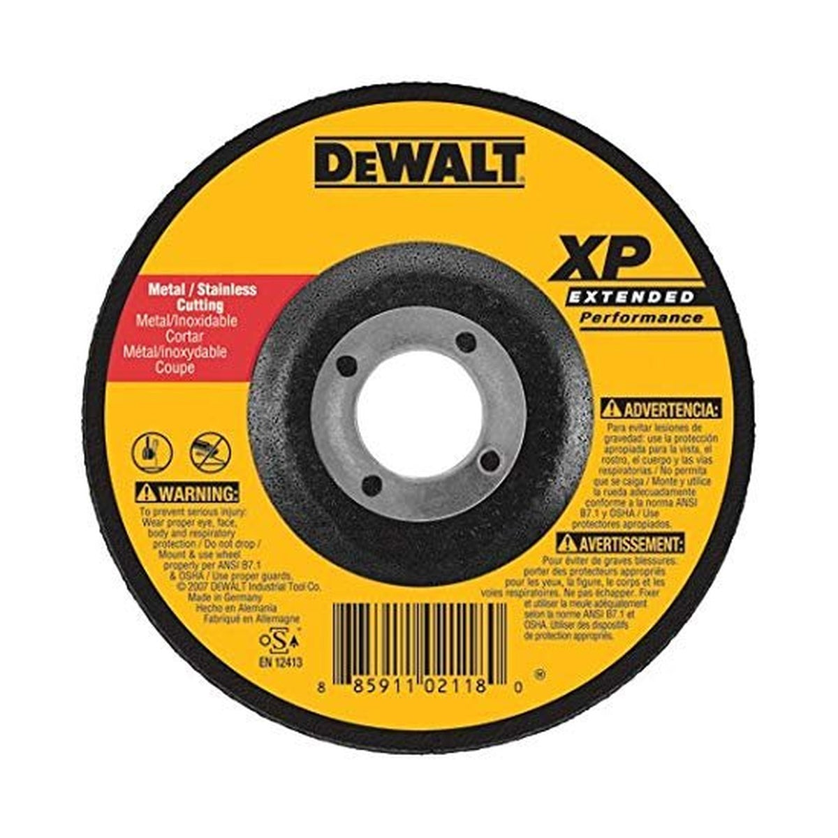 DEWALT DW8860-Xp Dc Cutoff Wheel, 7-Inch X .045-Inch X 7/8-Inch
