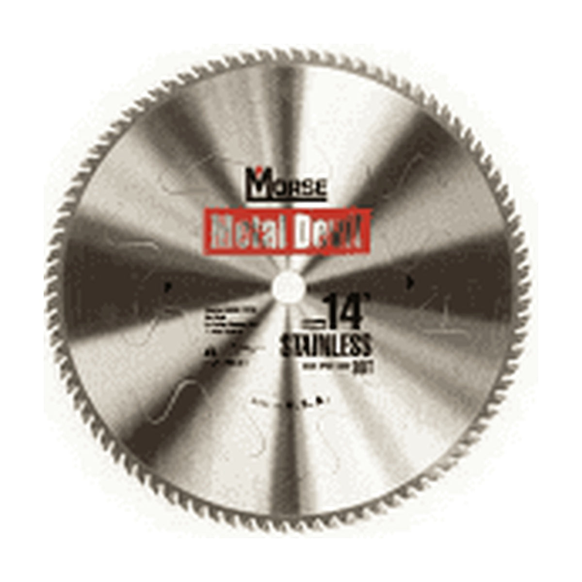 Morse 14" 90T Stanless Steel Cutting Saw Blade