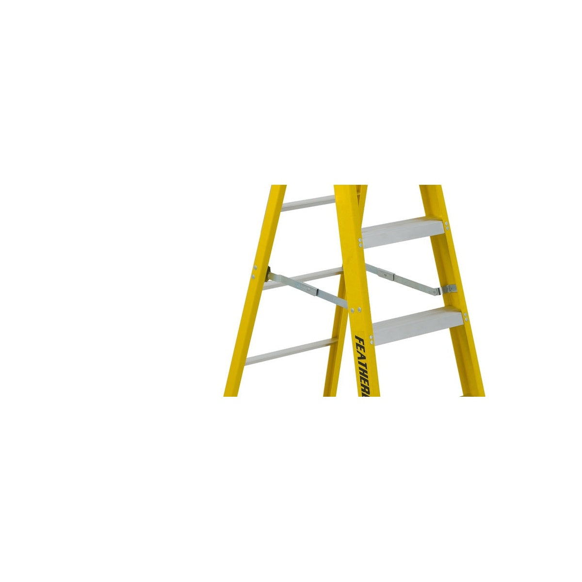 FEATHERLITE 6912 - 12' EXTRA-HEAVY DUTY FIBERGLASS STEPLADDER