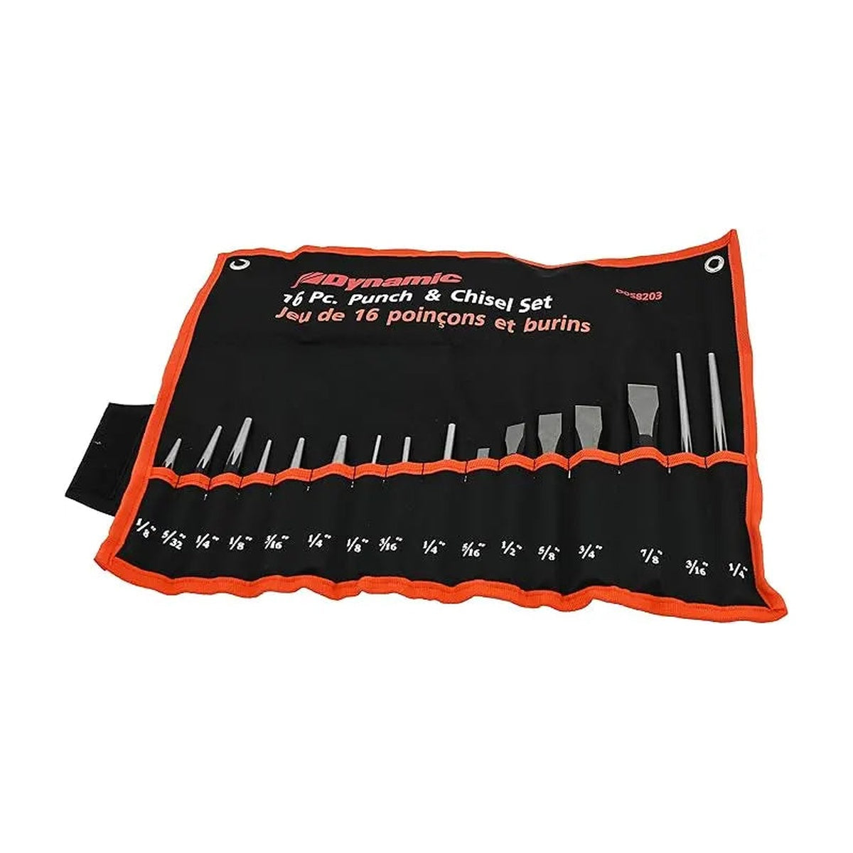 DYNAMIC GT-D058203 - 16pc Punch & Chisel Set