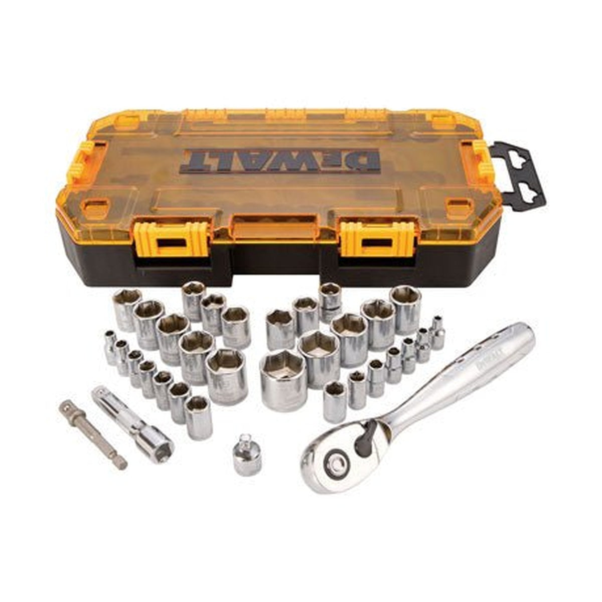DEWALT DWMT73804-34 pc. 1/4 in. and 3/8 in. Drive Socket Set