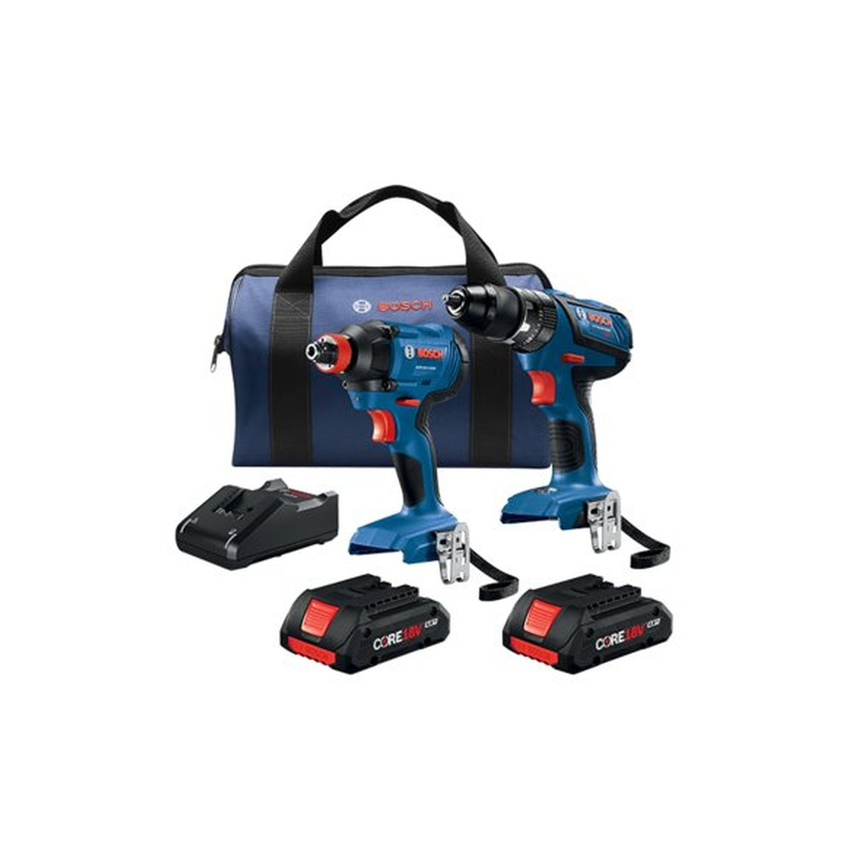 BOSCH  GXL18V-239B25  -  18V COMPACT IMPACT & HAMMER DRILL COMBO KIT