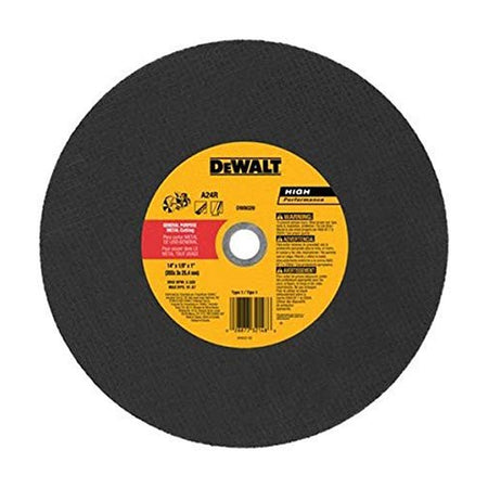 DEWALT DW8020-Metal Port Saw Cut-Off Wheel, 14-Inch X 1/8-Inch X 1-Inch