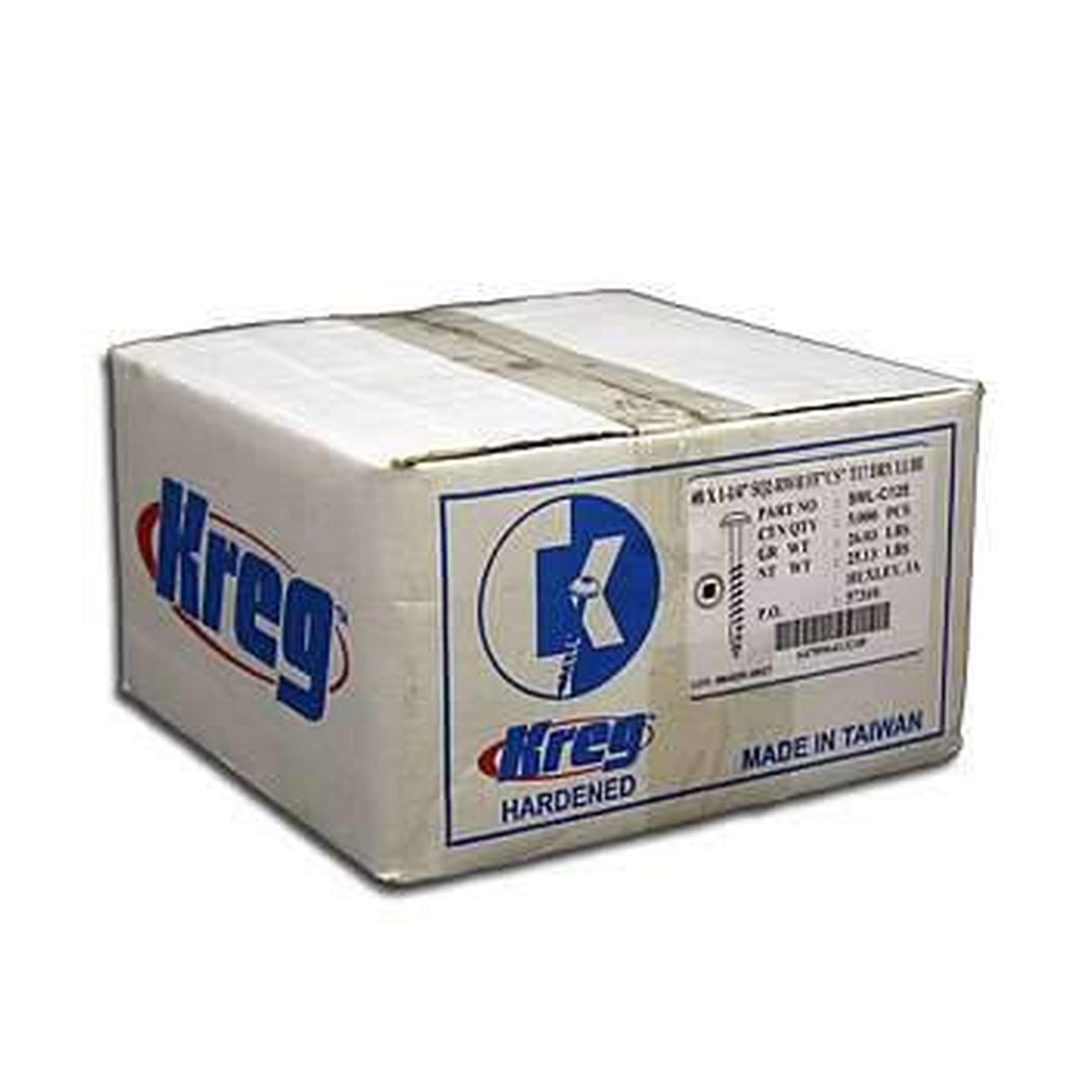 KREG SML-C125-5000  -  1-1/4 ZINK POCKET-HOLE SCREWS (COARSE) 5000PACK
