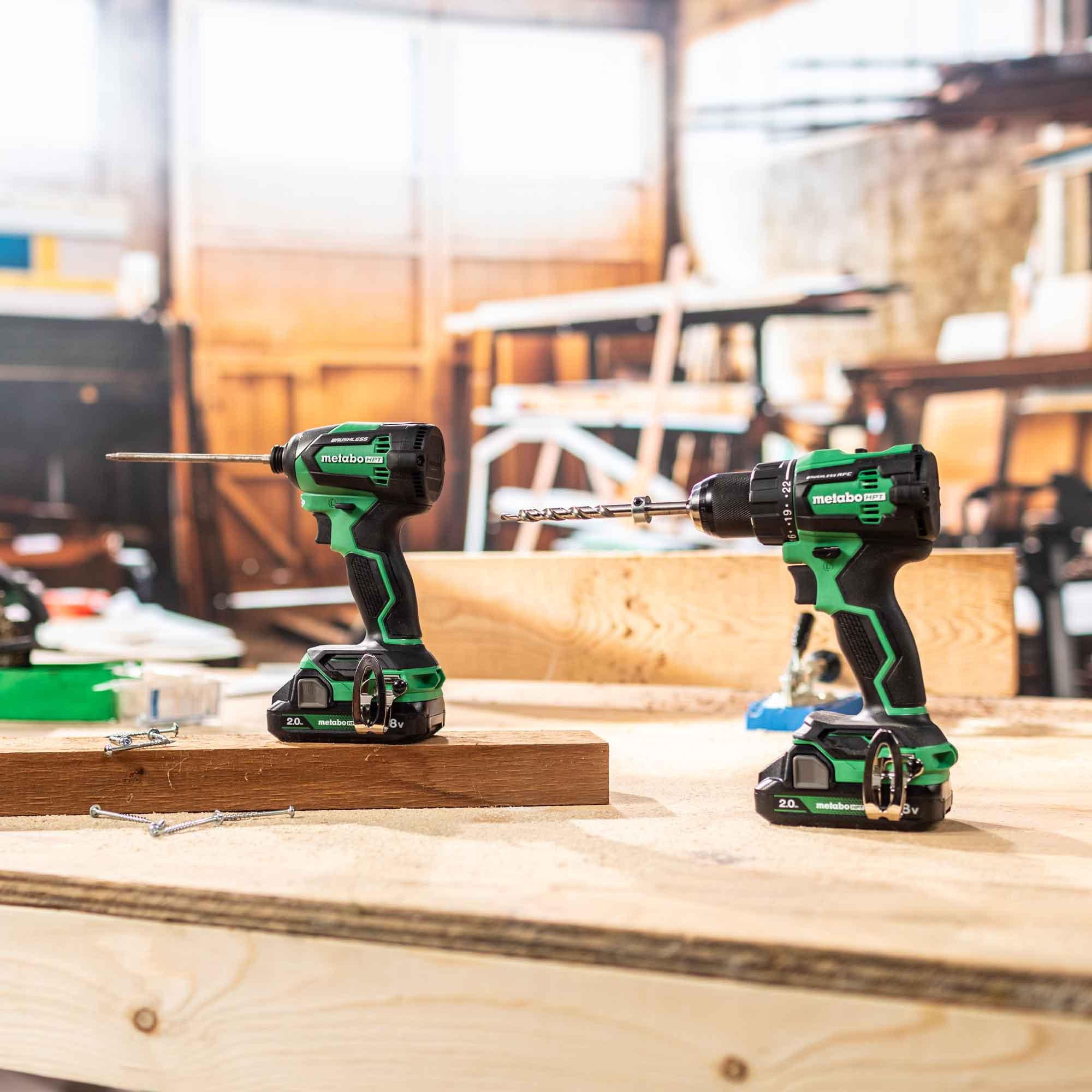 Metabo HPT KC18DEXQBM 18V MultiVolt Brushless 2-Tool Combo Kit