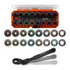 Klein Tools 65431LP 17-in-1 Low-Profile Socket Set (16 Sockets, Flex Head Ratchet, Case)