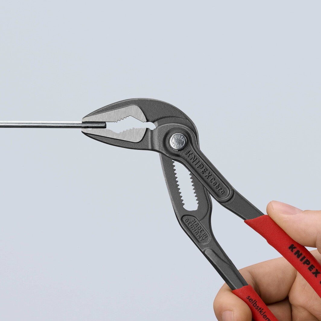 KNIPEX 8751180SBA 7" Cobra QuickSet Water Pump Pliers