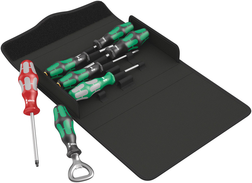 Wera 105626  -  Kraftform Plus Series 300 6pc Screwdriver Set In Textile Box