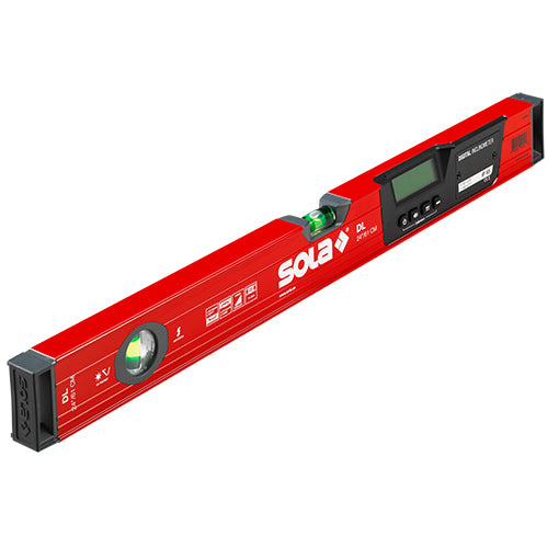 SOLA LSB48DM 48" Digital Magnetic Box Beam Level with 3 FOCUS-60 Vials