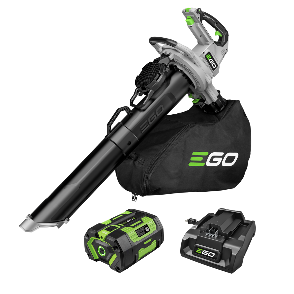 EGO Power+ LV5005 56V 500 CFM Brushless Cordless 3-in-1 Leaf Vacuum, Mulcher & Blower Kit