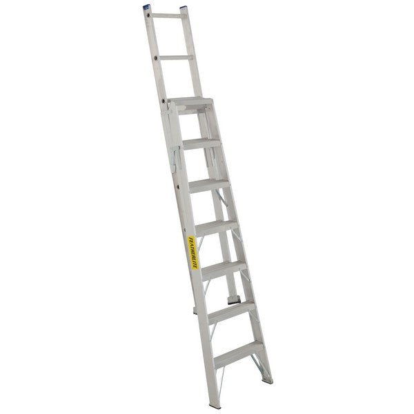 FeatherLite 2707 - 7'-12' Aluminum 3-Way Ladder