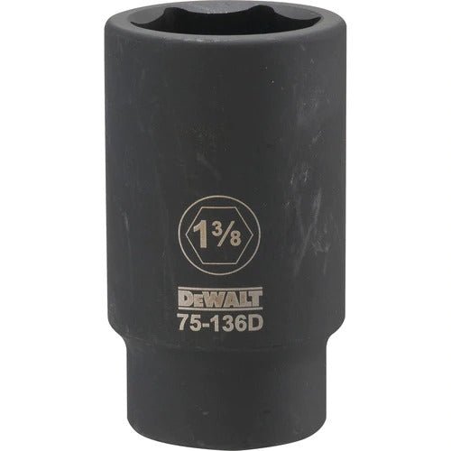 Dewalt DWMT75136OSP  -  3/4 DRIVE DEEP IMPACT SOCKET - 6 POINT-1-3/8"