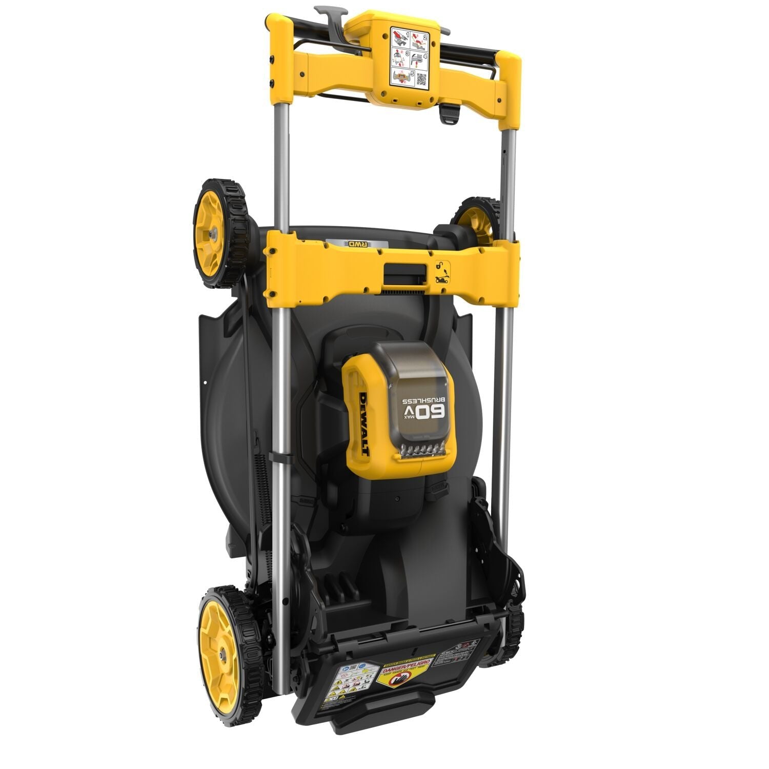 Tondeuse à traction arrière nouvelle génération DEWALT DCMWSP650Y2-CA-60V