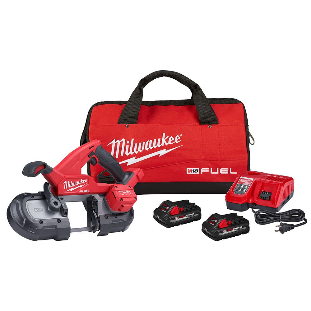 MILWAUKEE 2829-22  -  M18 FUEL COMPACT BANDSAW KIT - HO3.0AH