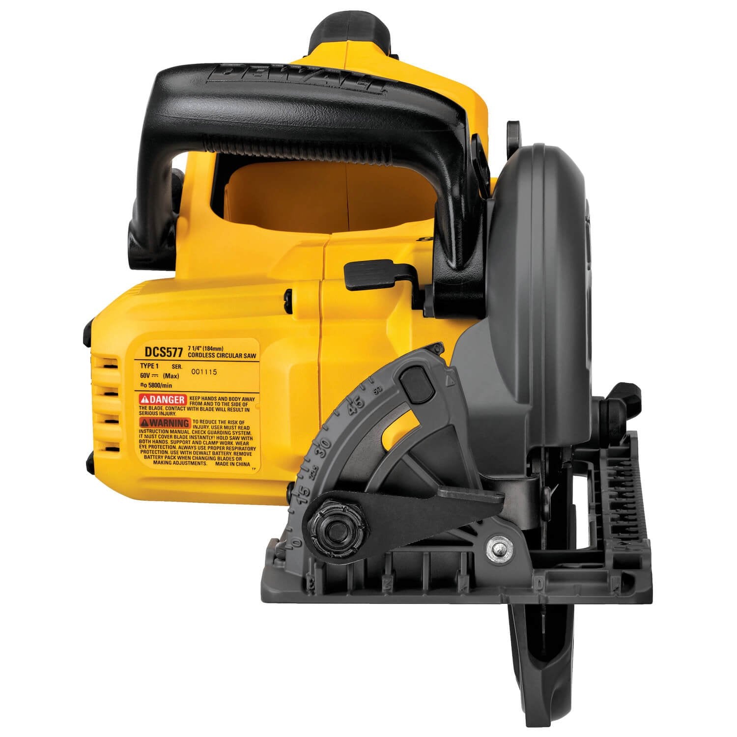 DEWALT DCS577B-FLEXVOLT 60V MAX* Circular Saw For Framing, 7-1/4-Inch, Tool Only