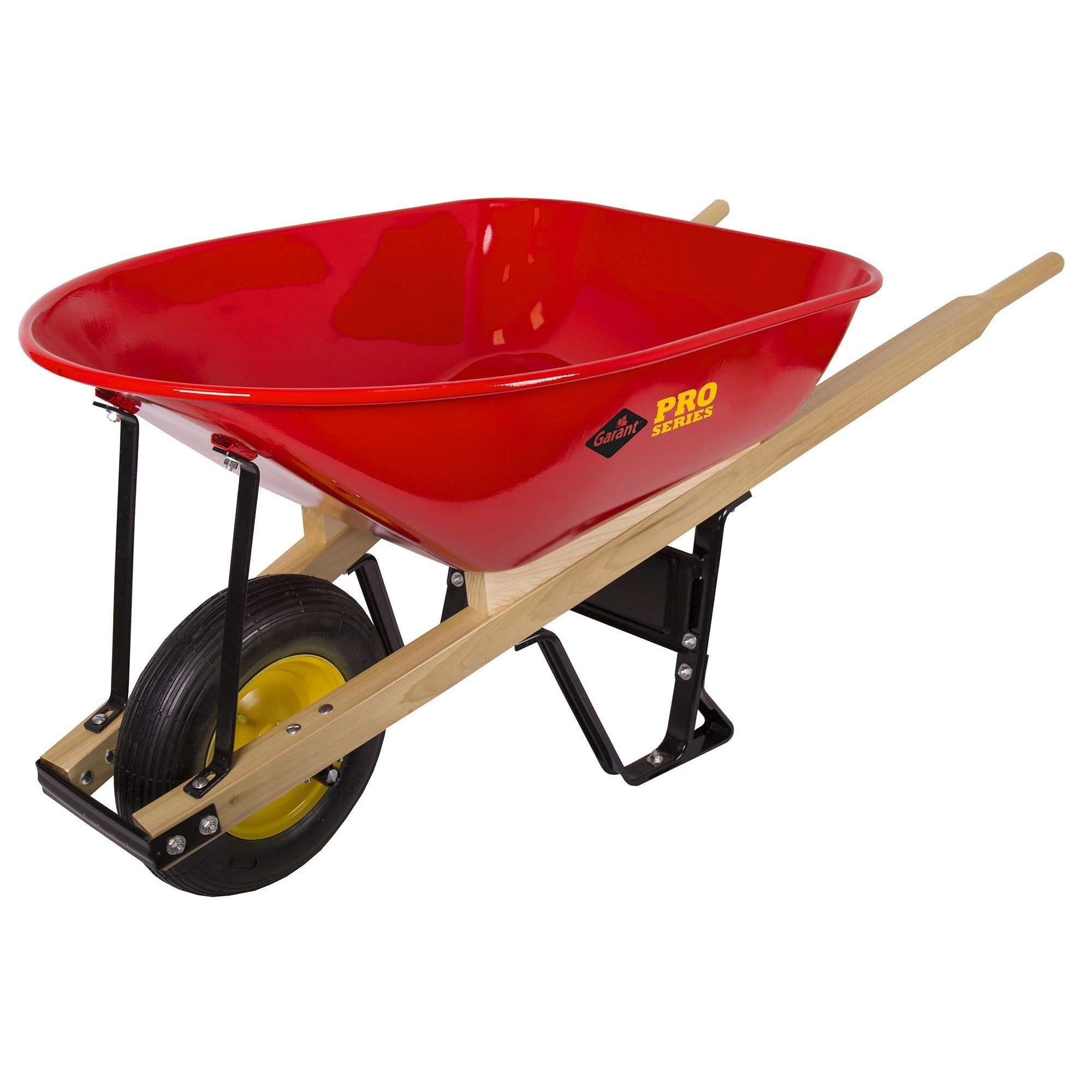 Garant TIFS600  -  Wheelbarrow, 6 cu. ft. Steel Tray, Heavy Duty Industrial