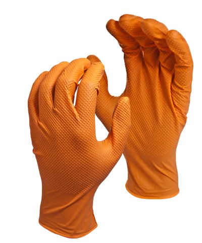 Monkeywrench 6 MIL Diamond Grip Orange 9"- Medium