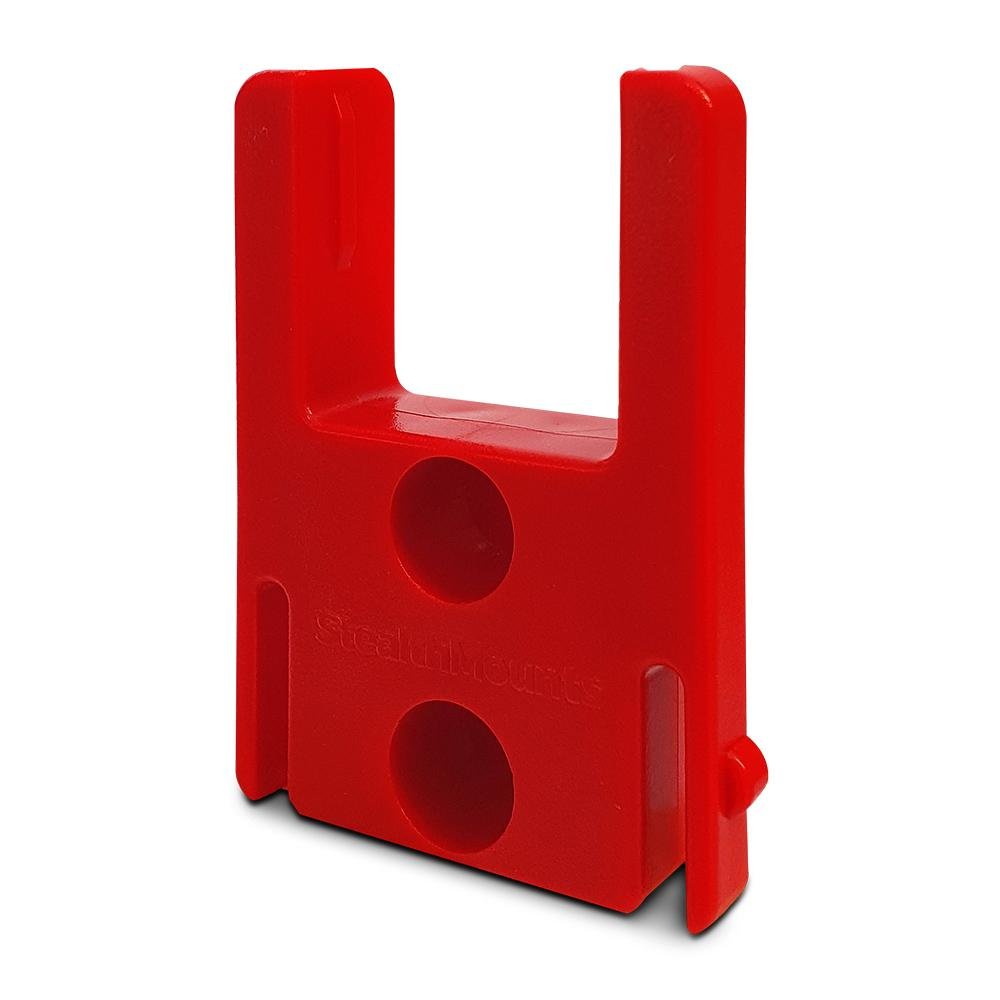 Supports de rangement pour outils Milwaukee M18 rouges StealthMounts TM-MW18-RED-4, lot de 4 