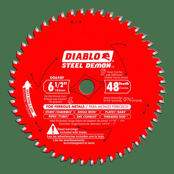 Diablo 6-1/2" 48T Metal Cutting Blade