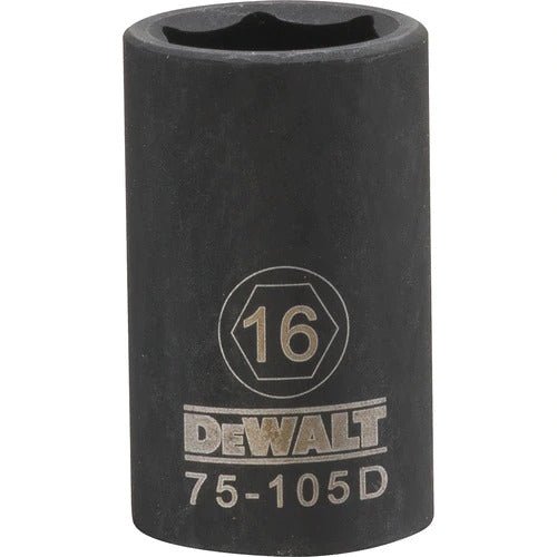 Dewalt DWMT75105OSP  - 1/2 DRIVE IMPACT SOCKET - 6 POINT-16MM