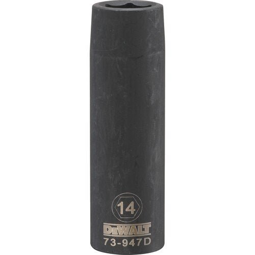 Dewalt DWMT73947OSP  -  1/2 DRIVE DEEP IMPACT SOCKET - 6 POINT-14MM