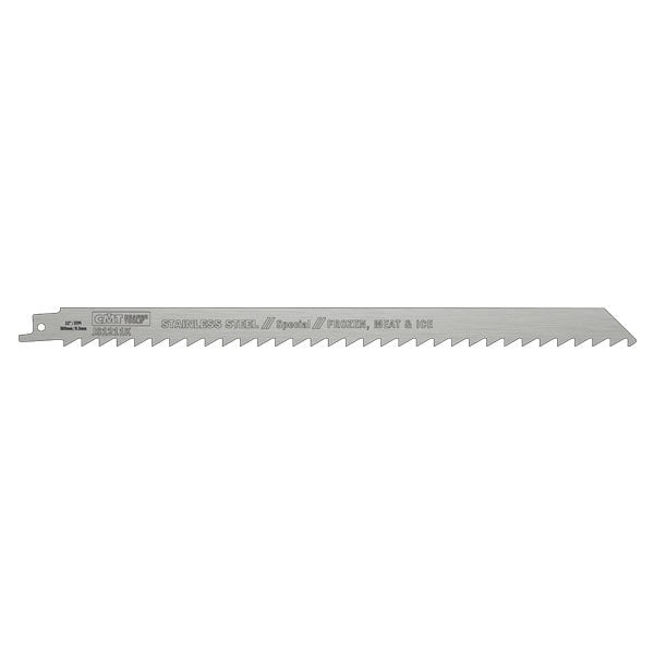 CMT-JS1211K-5 - 5 LAMES DE SCIE SABRE POUR ALIMENTS SURGELÉS/GLACE HS-INOX 300x8,5x3TPI (H=19 K=1.