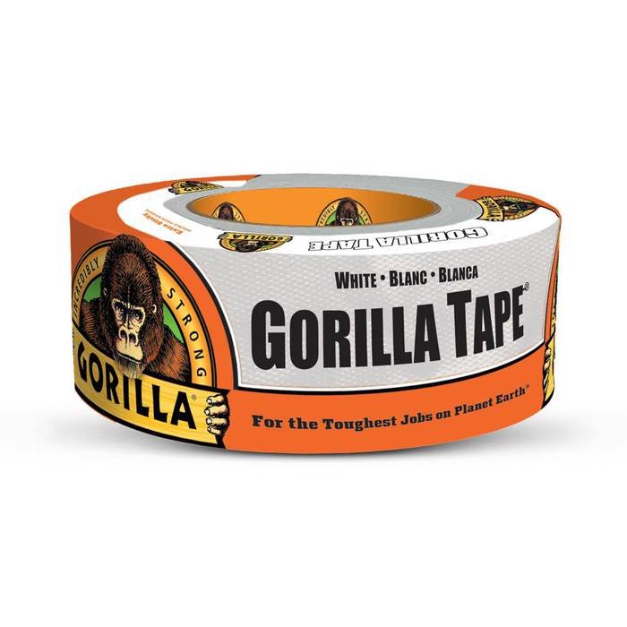 Gorilla 6010002 – Weißes Klebeband – 10 Yards