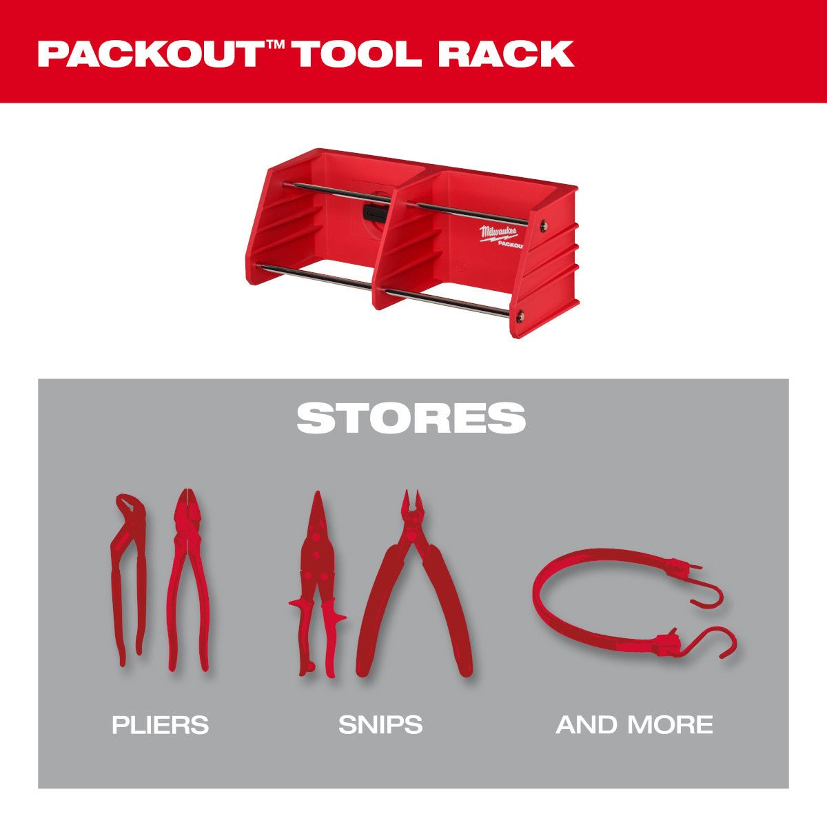 Milwaukee 48-22-8340 - PACKOUT™ Tool Rack