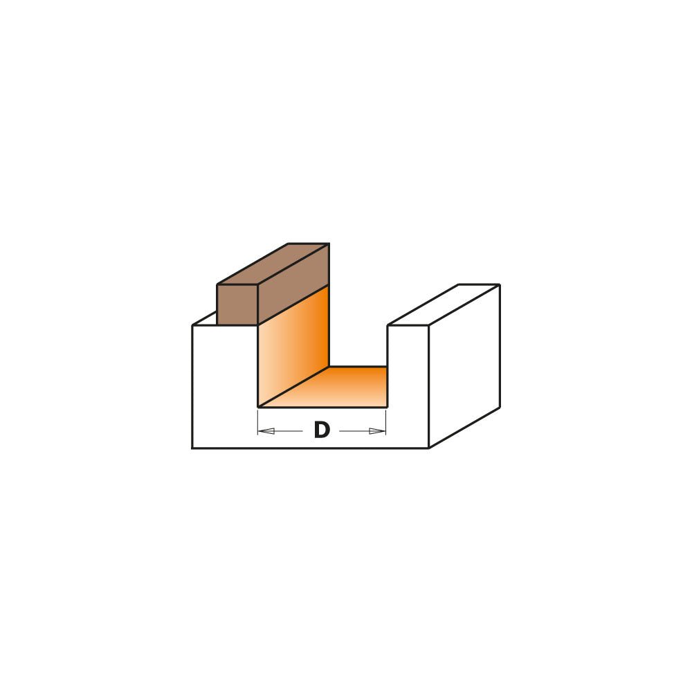 MÈCHE À MOTIF CMT 811.127.11B, TIGE 1/4 POUCE, DIAMÈTRE 1/2 POUCE