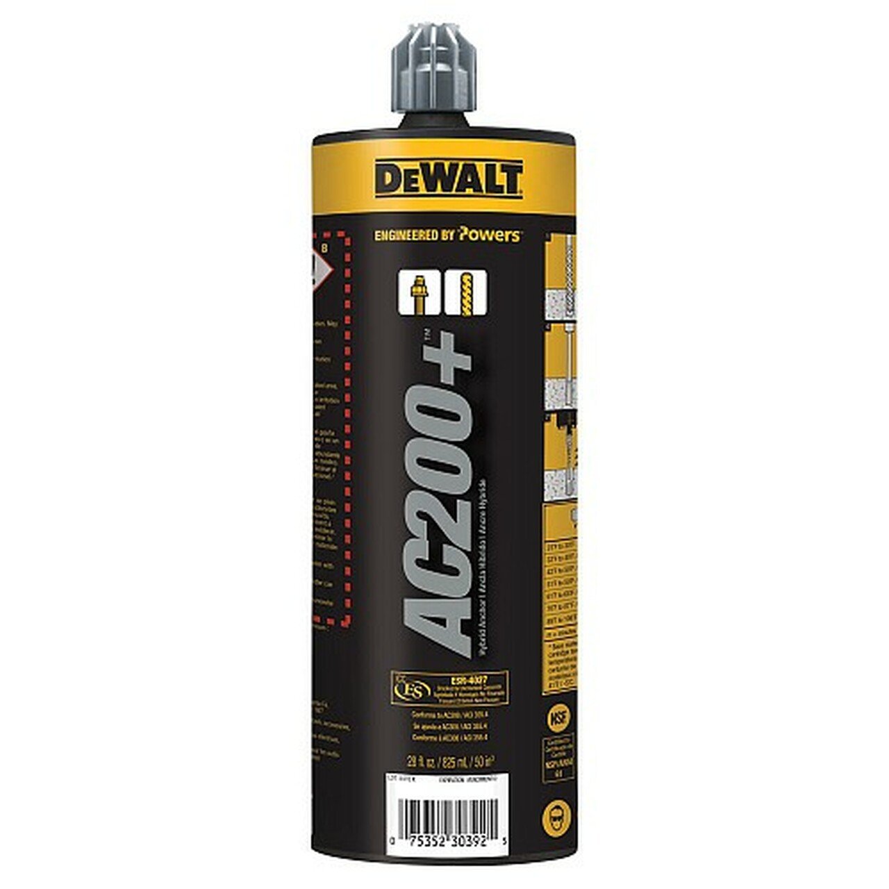 DEWALT PFC1271150 - AC200+™ ACRYLIC INJECTION ADHESIVE ANCHORING SYSTEM