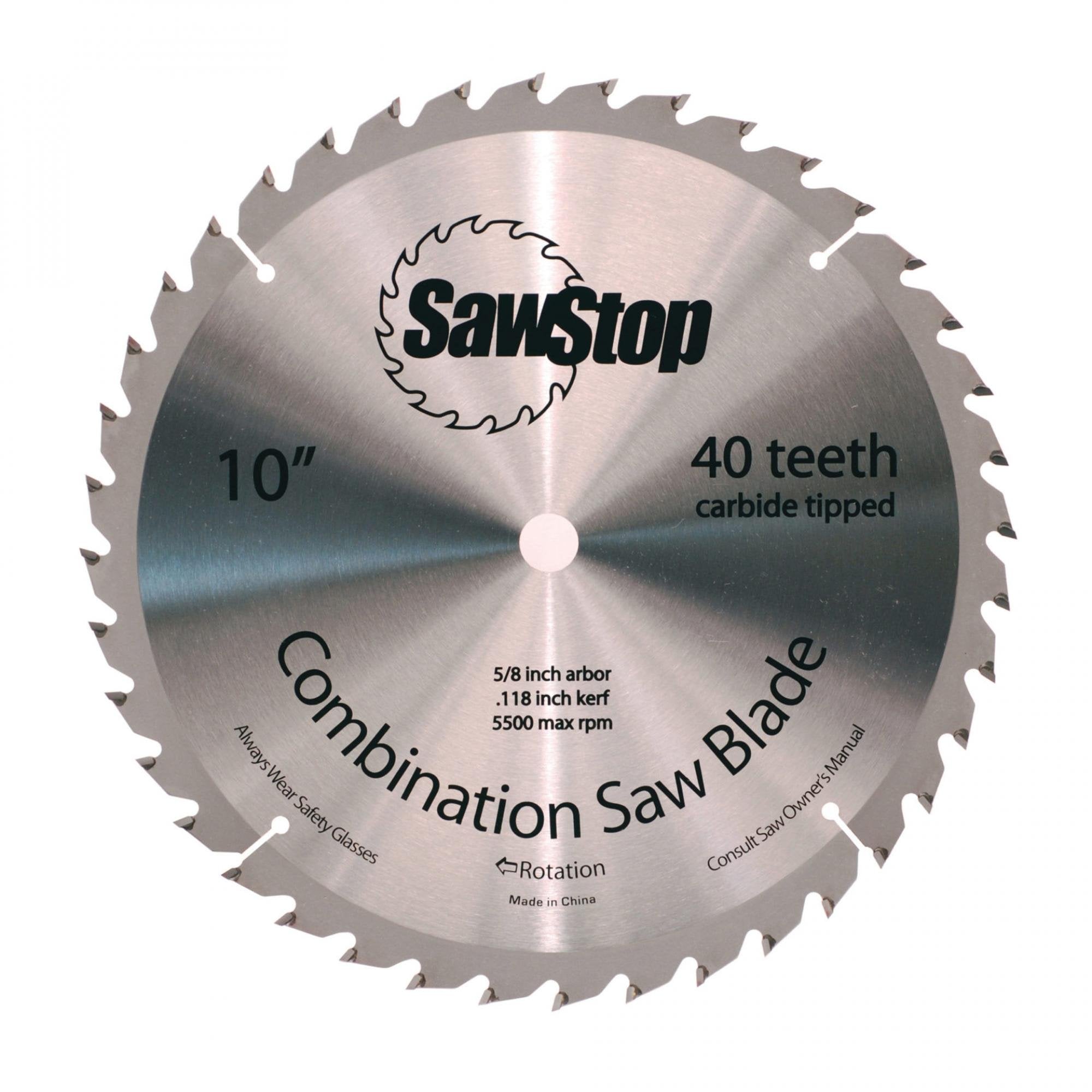 SAWSTOP CNS-07-148  -  Premium 10” 40-TOOTH BLADE