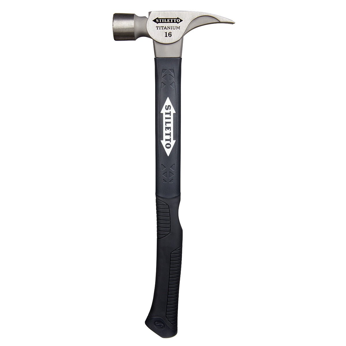 Milwaukee TI16MC-F - 16 oz Titanium Milled Face Hammer with 18 in. Hybrid Fiberglass Handle