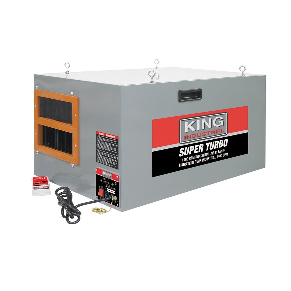 King Canada KAC-1400  -  1400 CFM INDUSTRIAL AIR CLEANER WITH REMOTE CONTROL