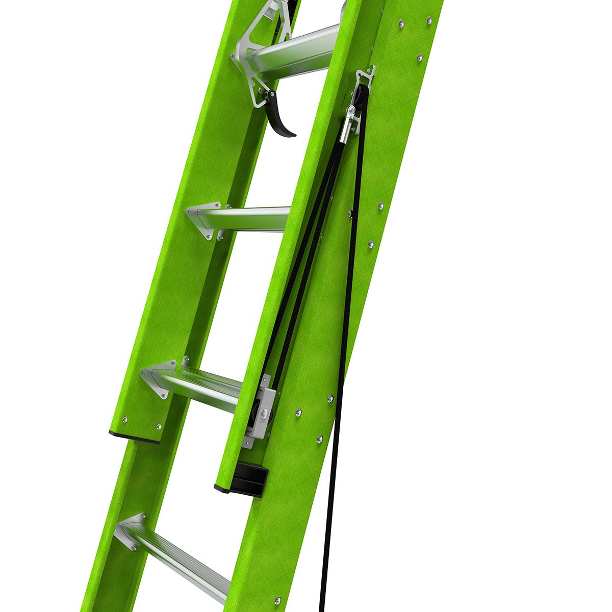 Little Giant 18724-303- HYPERLITE, 24' - CSA Grade IA - 300 lb/136 kg Rated, Fiberglass Extension Ladder with Rub Strips