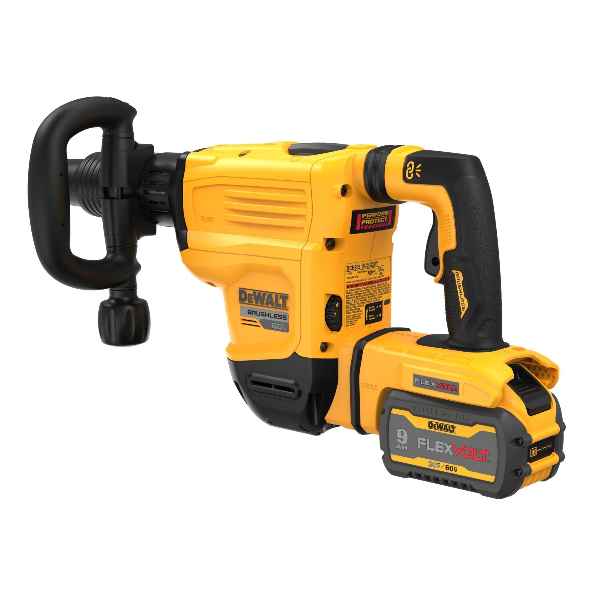 DEWALT DCH832X1-60V 16Lbs SDS Max Meißelhammer