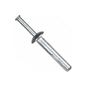 Powers 02814  -  1/4" x 1-1/4"  100 pk Zamac Nailin Drive Pin Anchors with Carbon Steel Nail (Mushroom Head)