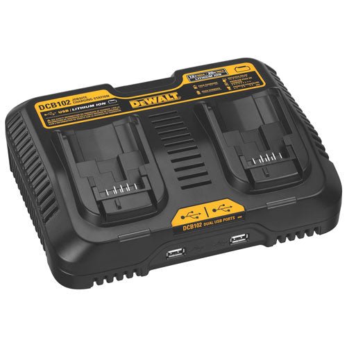 DEWALT DCB102 12-V-Ladestation für Baustellen