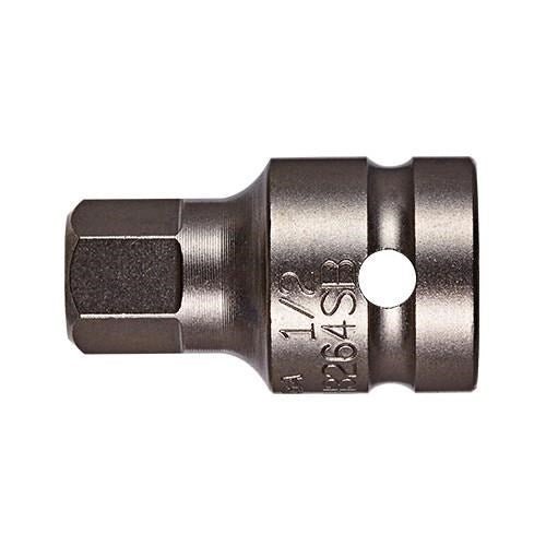 Vega 338H3664SB  -  9/16" Hex Socket Bit - 1/2" Square Drive