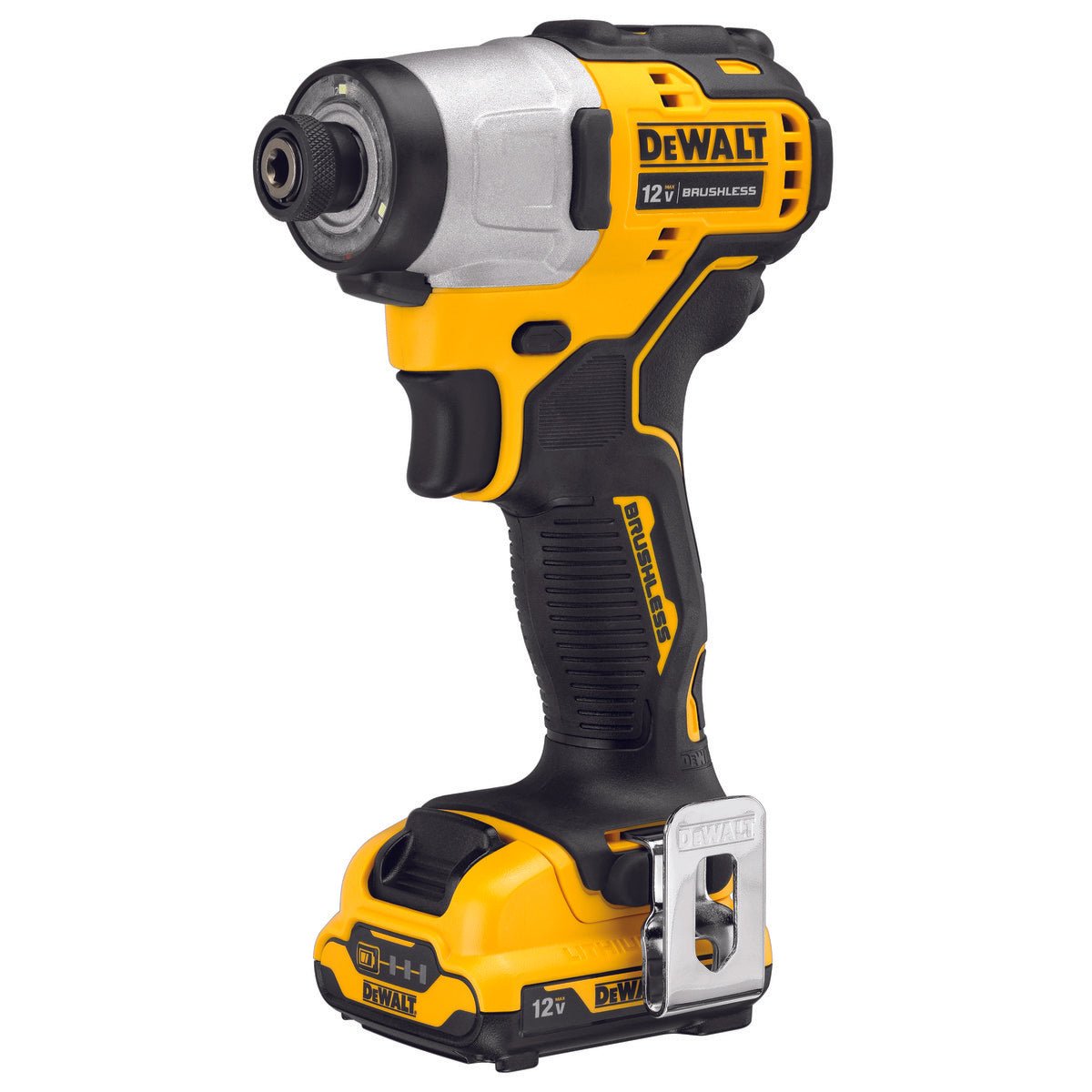 DEWALT DCF801F2 - XTREME™ 12V MAX* BÜRSTENLOSER 1/4 ZOLL AKKU-SCHLAGSCHRAUBER-SATZ