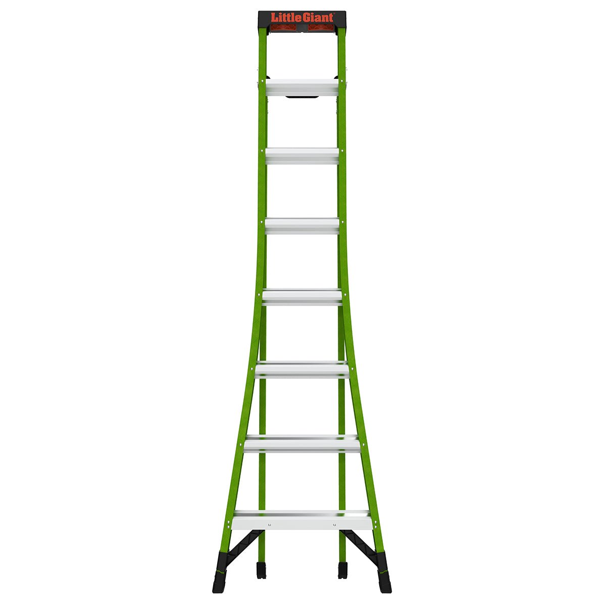 Little Giant 13908-303 - KING KOMBO, Professional, M8, 8’- CSA Grade Type IAA – 375 lb/170 kg Rated, Fiberglass, 3-in-1 Combination Ladder, Rotating Wall Pad, GRIP-N-GO Single-Hand Release Hinge