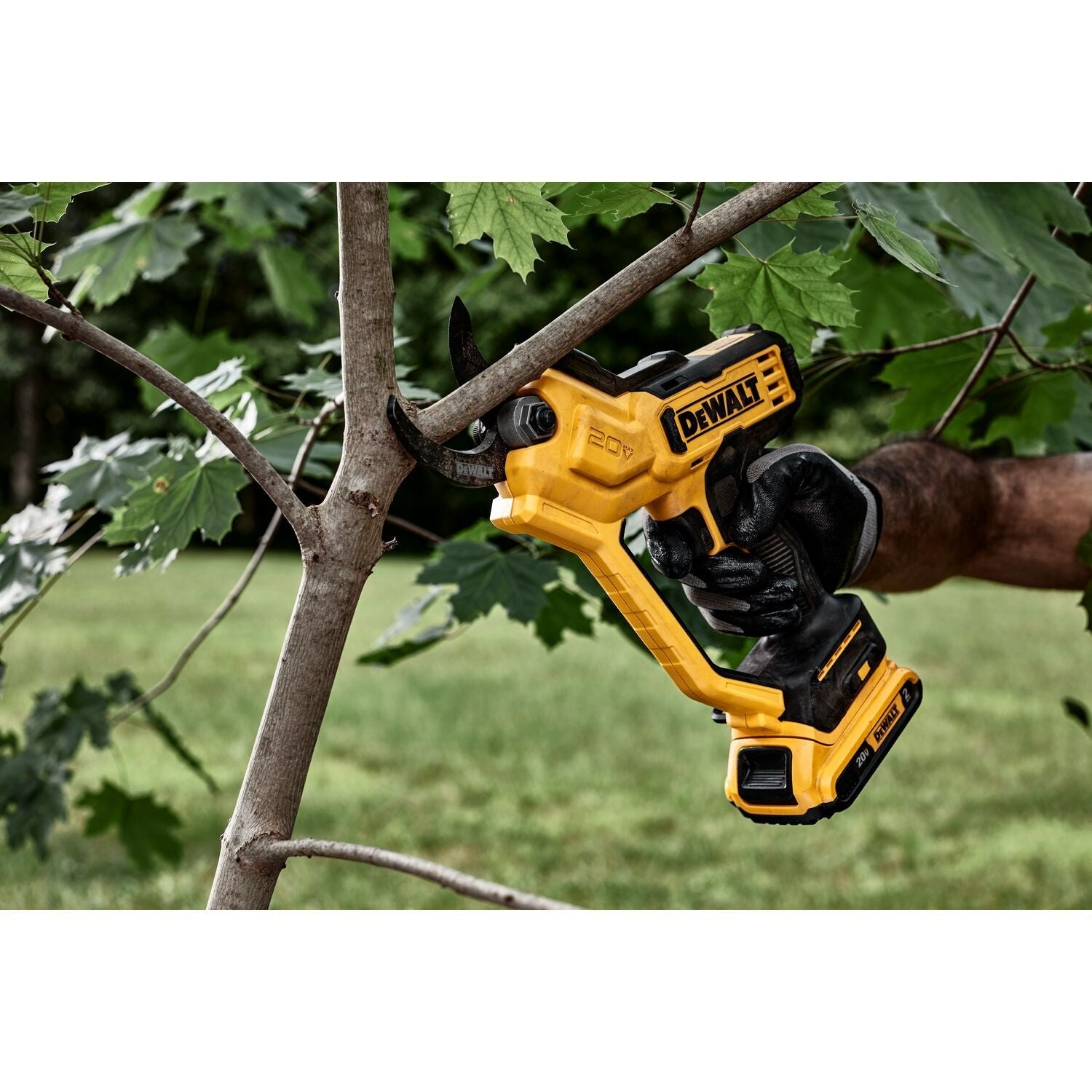 Sécateur DEWALT DCPR320D1-20 V avec batterie 2 Ah