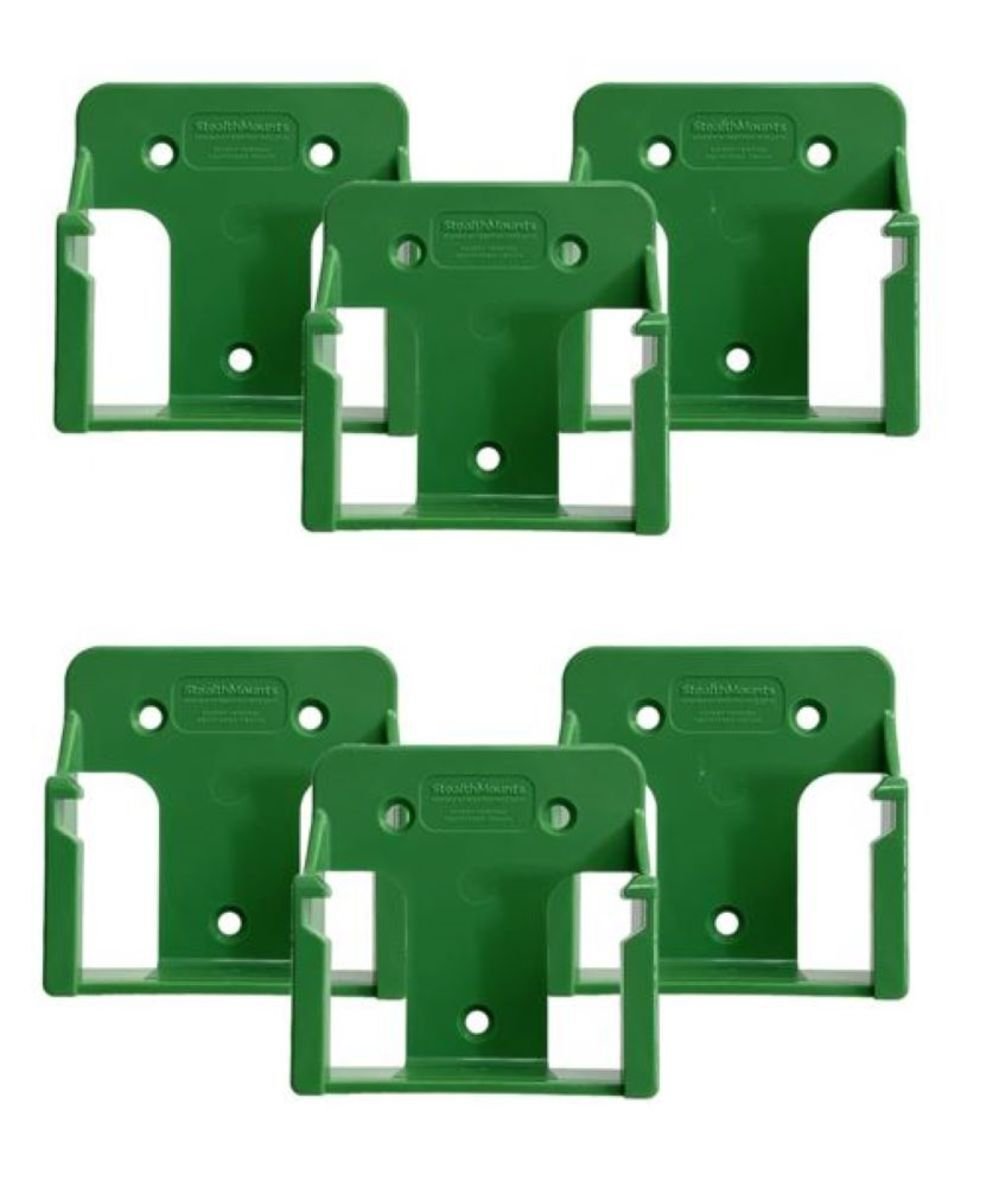 Support de batterie Stealthmounts vert pour batteries Metabo HPT/Hitachi/Hikoki 18/36 V, lot de 6 