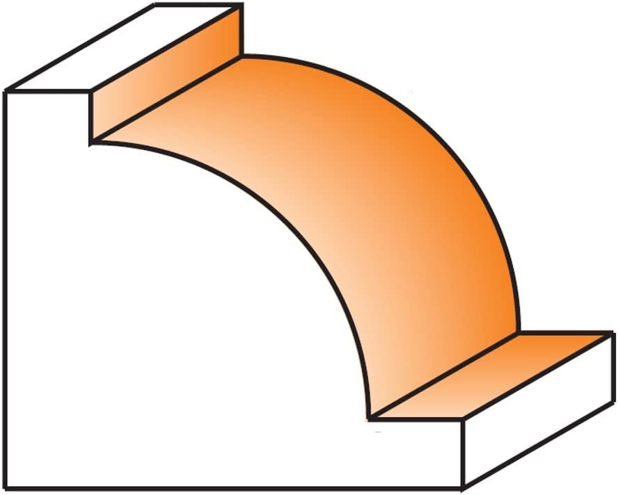 CMT 827.560.11 Ovolo-Bit, 15/64 Zoll Radius, 1/2 Zoll Schaft