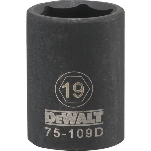 Dewalt DWMT75109OSP  - 1/2 DRIVE IMPACT SOCKET - 6 POINT-19MM