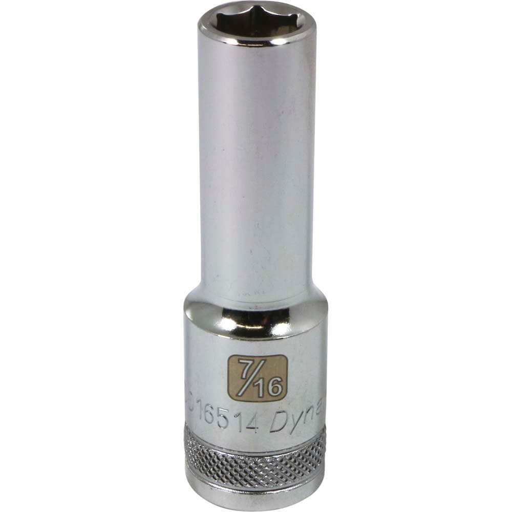 DYNAMIQUE 1/2" D 6 PT 7/16" PROFONDEUR CHROME SKT