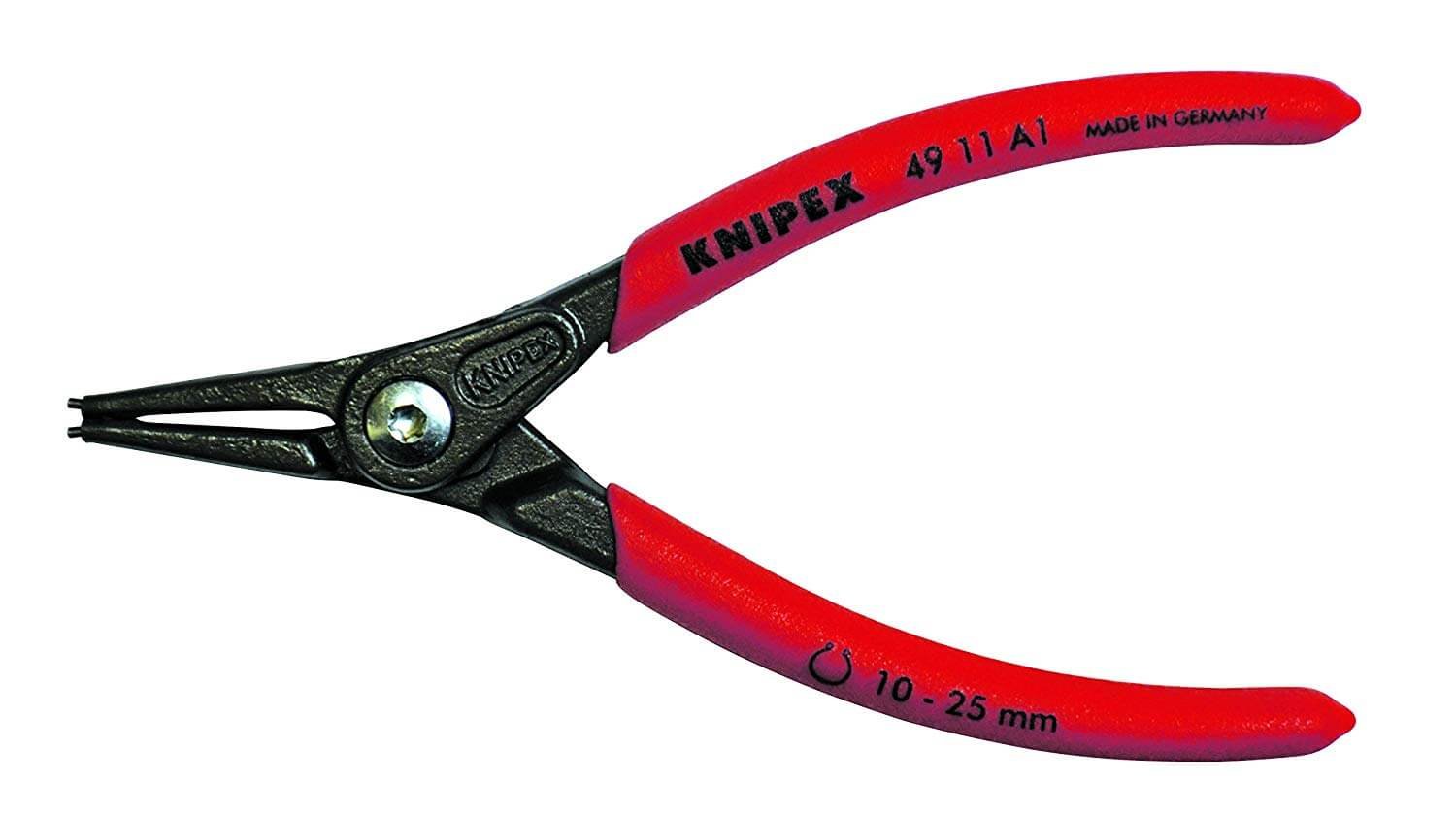 Knipex 001957 - Jeu de 4 pinces de précision pour anneaux élastiques dans une trousse à outils