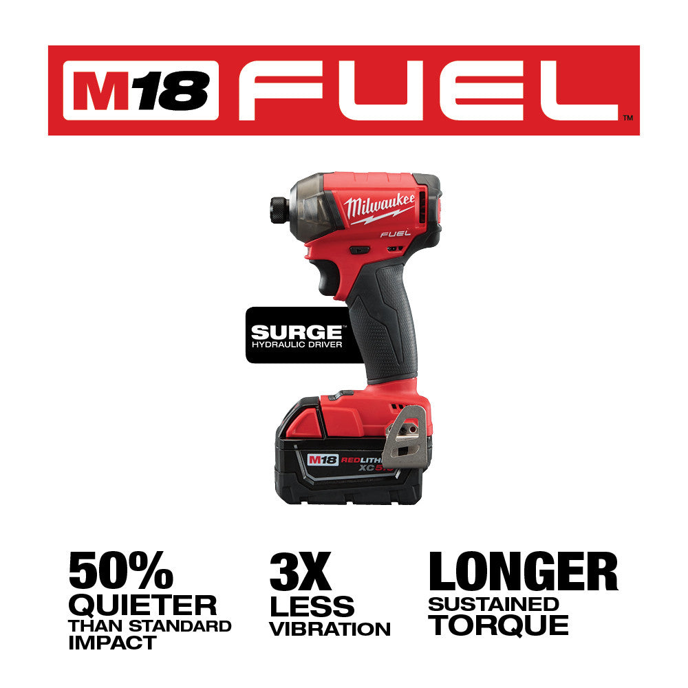 Milwaukee 2760-22 - M18 FUEL™ SURGE™ 1/4 in. Hex Hydraulic Driver Kit