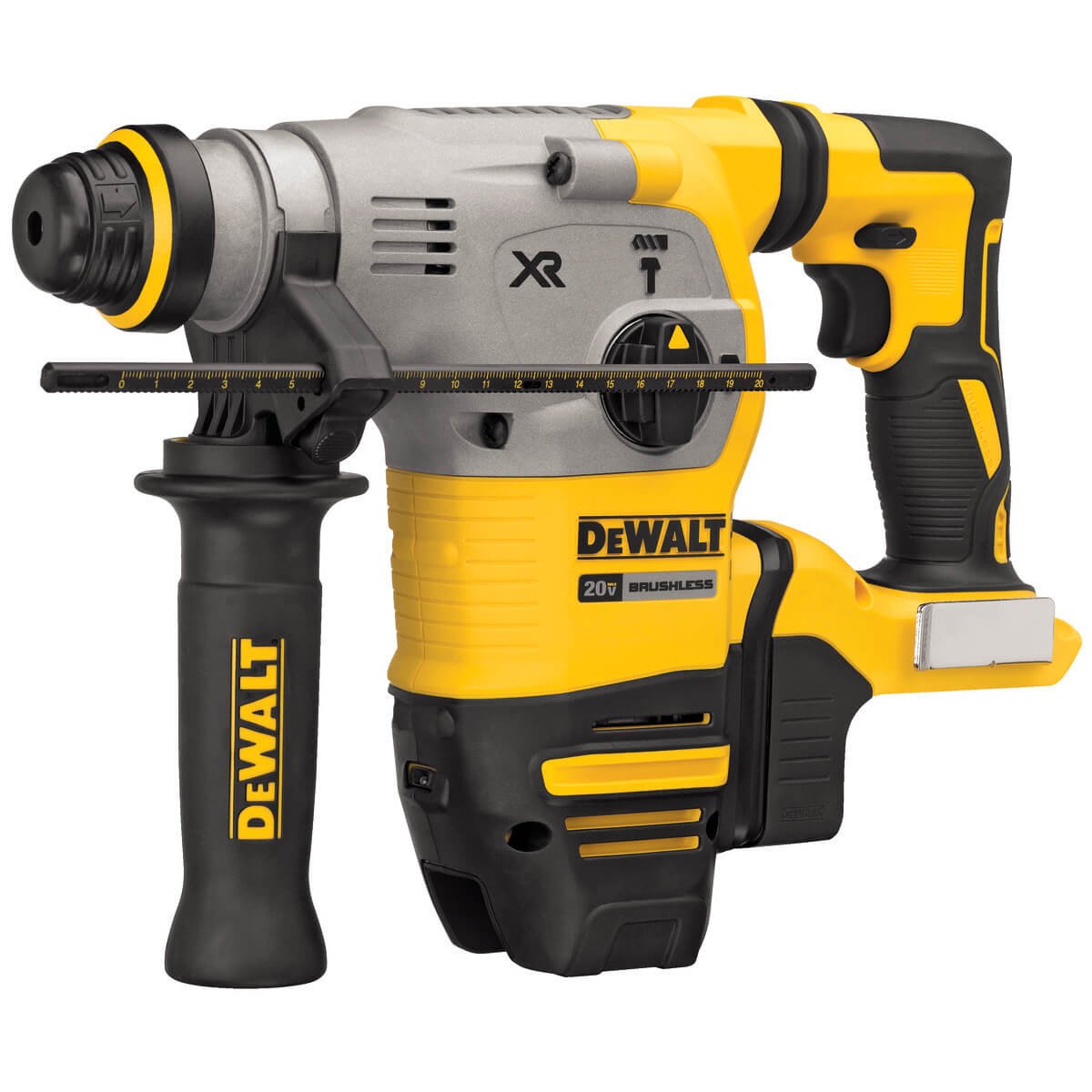 DEWALT DCH293B-20V MAX* 1-1/8 Zoll XR bürstenloser Akku-Bohrhammer mit SDS PLUS in L-Form (nur Werkzeug)